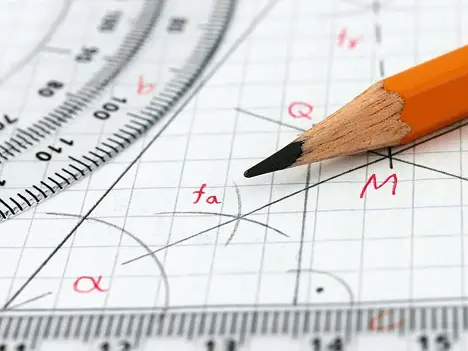 Trigonometry tools and angle diagrams used in ACT online coaching